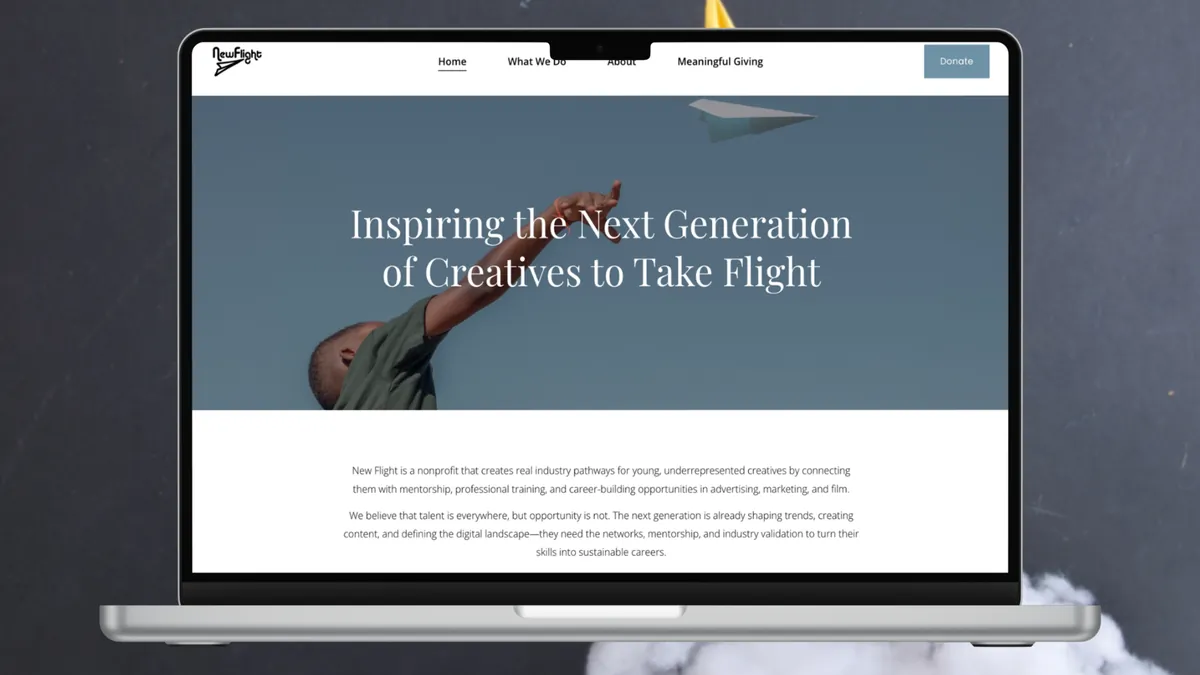 New Flight nonprofit case study